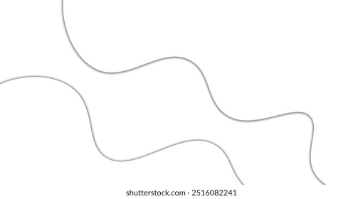 Weiß klar leer subtile abstrakte Vektorgeometrie Hintergrund. Monotone Light leere konkave Oberfläche. Minimalistisches Bildschirmhintergrund. Zukunftsweisende 3D-Illustration