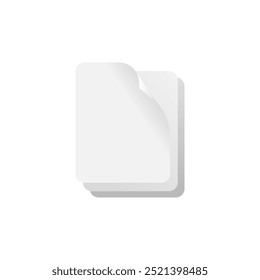 Documento branco limpo. Folha da Web para gravação.