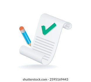 white clipboard task management to do check list with pencil