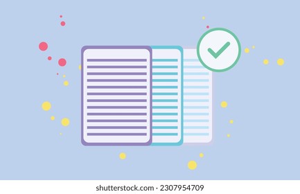 white clipboard task management todo checklist on blue background