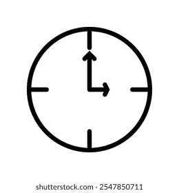 white clock, round and thin