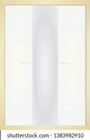 White closed closet. vector illustration