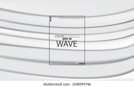 White cloth background abstract with soft liquid fluid waves. with modern geometric dynamic motion style Suitable For Wallpaper, Banner, Background, Card, Book Illustration, landing page,