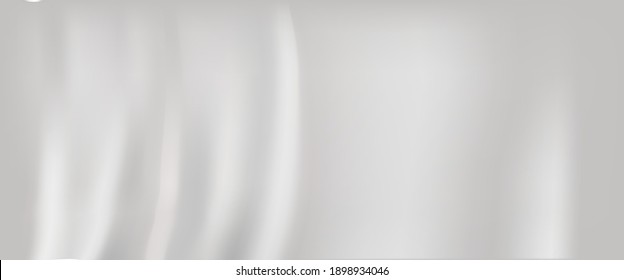 white cloth background abstract with soft waves