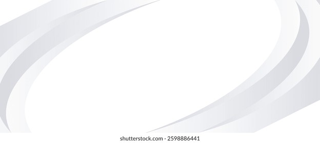 White cloth background abstract with soft waves. modern background