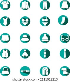 Ropa blanca, ilustración, vector sobre fondo blanco.