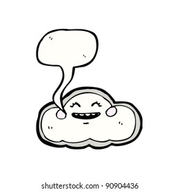 white cloud cartoon