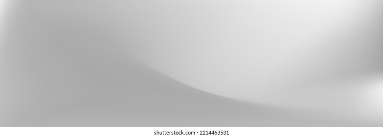 White Cloud Monochrom Flow Cloudy Wavy Background. Smooth Sky Blurry Liquid Smog Gradient Mesh. Gray Metal Curve Light Weather Grey Design Pic. Pastel Smoke Fluid Silver Water Gradient Background.