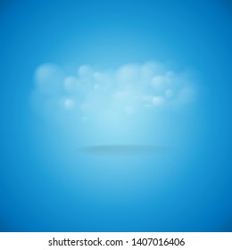 White cloud object sky blue.Nature fresh air summer bright.