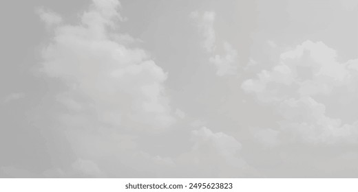 Nube blanca en el cielo. Vista en una nube esponjosa blanca suave como fondo. Cielo nublado, nubes blancas, patrón de fondo negro. La foto de moda de la nube gris. Imagen del cielo blanco	