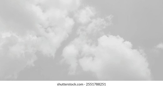 White cloud in the sky. View on a soft white fluffy cloud as background. Cloudy sky, white clouds, black background pattern. The gray cloud trendy photo. White sky image