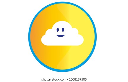 white cloud vector