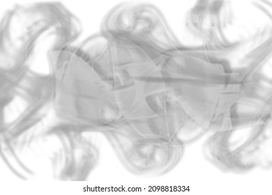 White cloudiness fog or smog background 3d illustration