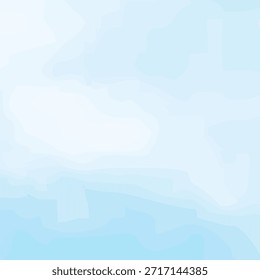 Weißer Wolkenhintergrund am blauen Himmel. Blauer Himmel und weiße Wolken im flachen Stil. Vektorgrafik.