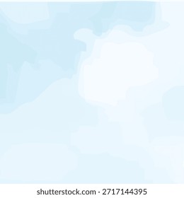 White clouds background on a blue sky. Blue sky and white clouds in a flat style. Vector illustration.