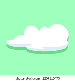 Nubes blancas en el fondo del cielo