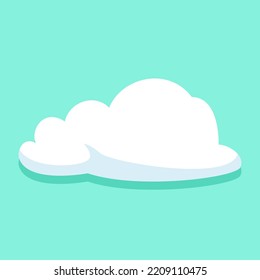Nubes blancas en el fondo del cielo