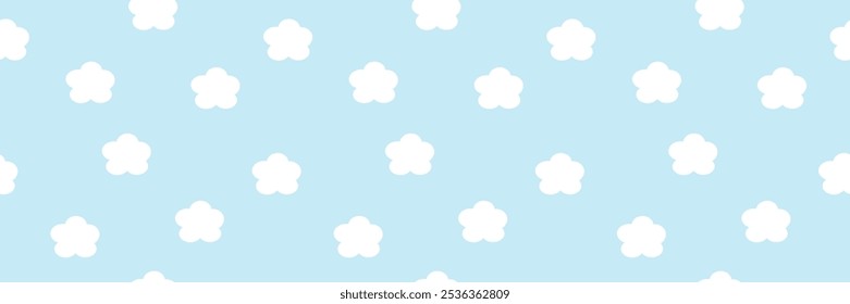 Anuncio blanco del cielo de las nubes, Fondo de pantalla inconsútil del modelo