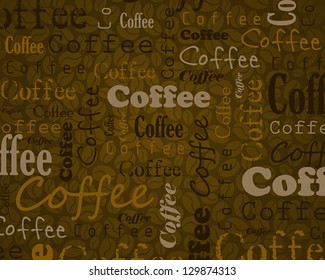 white coffee template. coffee concept