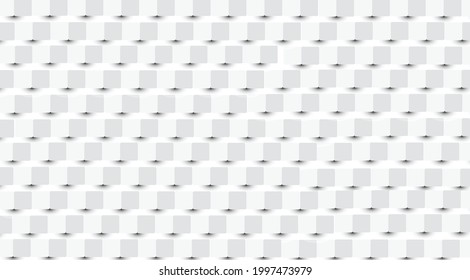 white color abstract square background texture, wallpaper vector illustration. with a simple 3d feel 