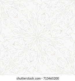 white color background with seamless floral design. vector illustration for background, template page, wedding invitation card