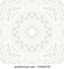 white color background with seamless floral design. vector illustration for background, template page, wedding invitation card