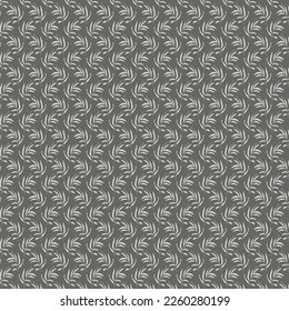White color branches pattern. Bright silhouettes on dark gray background. Can be used for home decor such as wallpaper, tablecloth, bedclothes or for fashion graphics such as fabric all-over print