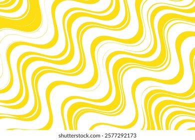 white color creative geometric smooth texture line pattern yellow wave pattern background yellow background perfect for background wallpaper and texture