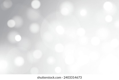 White color light bokeh abstract backgrounds, Vector eps 10 illustration bokeh particles, Backgrounds decoration