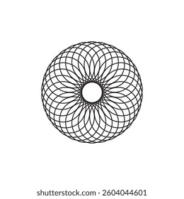  White color mandala background design