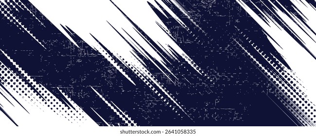 white color pattern gradient grunge texture background. Dots pop art comics sport style Abstract background dark blue with modern corporate concept. vector illustration