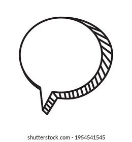 icono de burbuja de discurso de color blanco