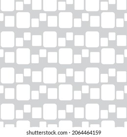 white color square geometric patterns on gray background, vector, decorative, textile, fabric, backdrop, design