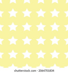white color star patterns on yellow background, vector, decorative, design, fabric, clothing, napkin, covering
