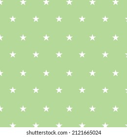 white color star patterns on green background, vector