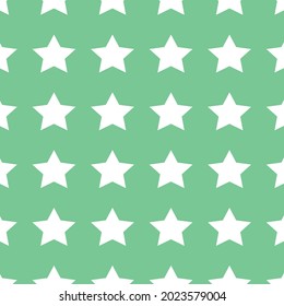 white color star patterns vector on green background, decorative, fabric, textile