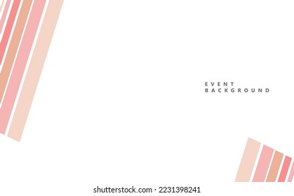 White colored abstract background decorated by rectangle pink shades. Suitable for event, backdrop, photo booth, and banner. 
