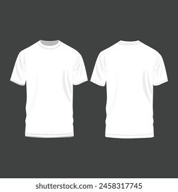 white colored t shirt design 