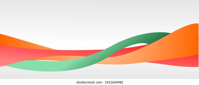 White Colorfull Liquid Abstract Background Design Illustration 