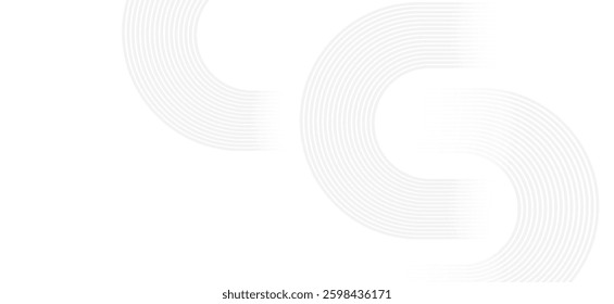 White colour abstract background with minimal white colour geometric curve glowing lines Dynamic shapes composition design background vector illustration.Degital,futuristic technology,Luxury,graphic.