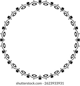 white colour background ramdan border circule pattern vector