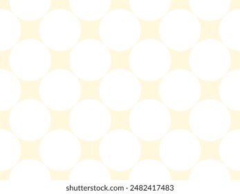 white colour circles dots pattern over cornsilk brown useful as a background