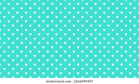 white colour triangles pattern over turquoise cyan useful as a background