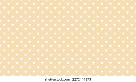 white colour triangles pattern over wheat brown useful as a background