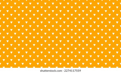 white colour triangles pattern over orange useful as a background