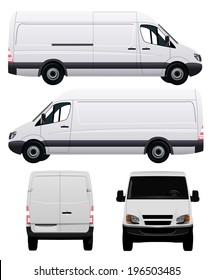 White Commercial Vehicle - Van No 2