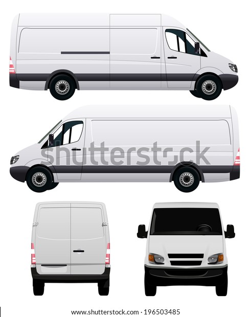 White Commercial Vehicle -\
Van No 2