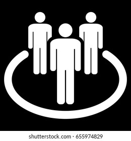 White Community interface toolbar pictogram. Vector pictogram style is a flat symbol on diagonal hatch transparent background.