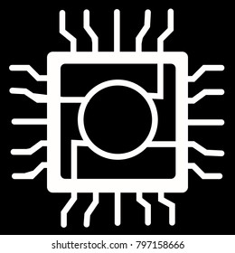 white computer CIP icon vector design