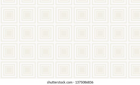 White Concentric Squares Pattern Background